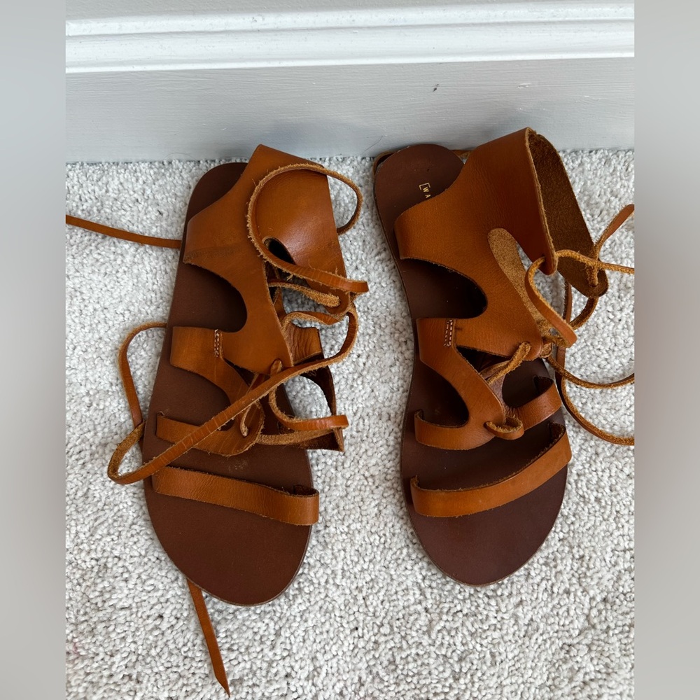 Brown Leather Sandals